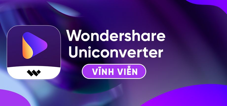 Tài khoản Wondershare Uniconverter vĩnh viễn (Ver12) - (Phiên bản dành cho MacOS)